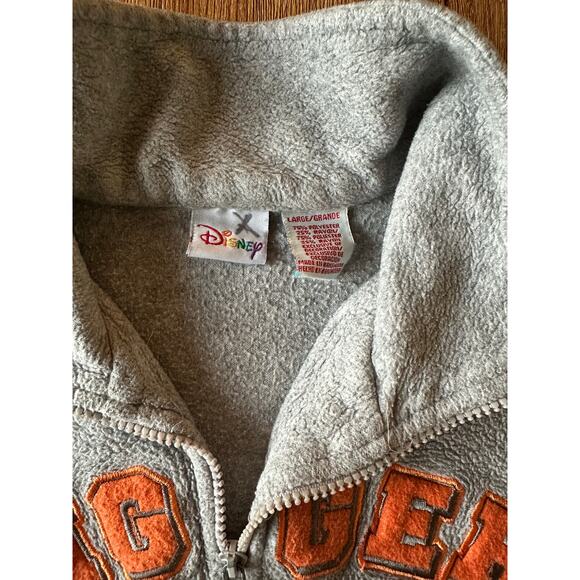 Disney Vintage Tigger Fleece Quarter Zip Size Large - Picture 2 of 5